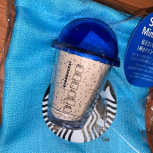 Brand New in Packaging Starbucks Japan Exclusive 💠💙SUMMER 2023 💙💠 Mini Cup - Picture 6 of 7
